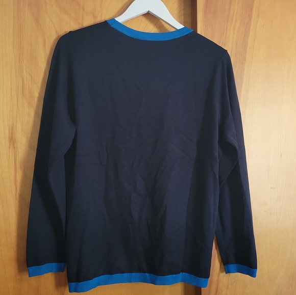 Rainbow LOVE Ringer Sweater - L - Picture 3 of 16